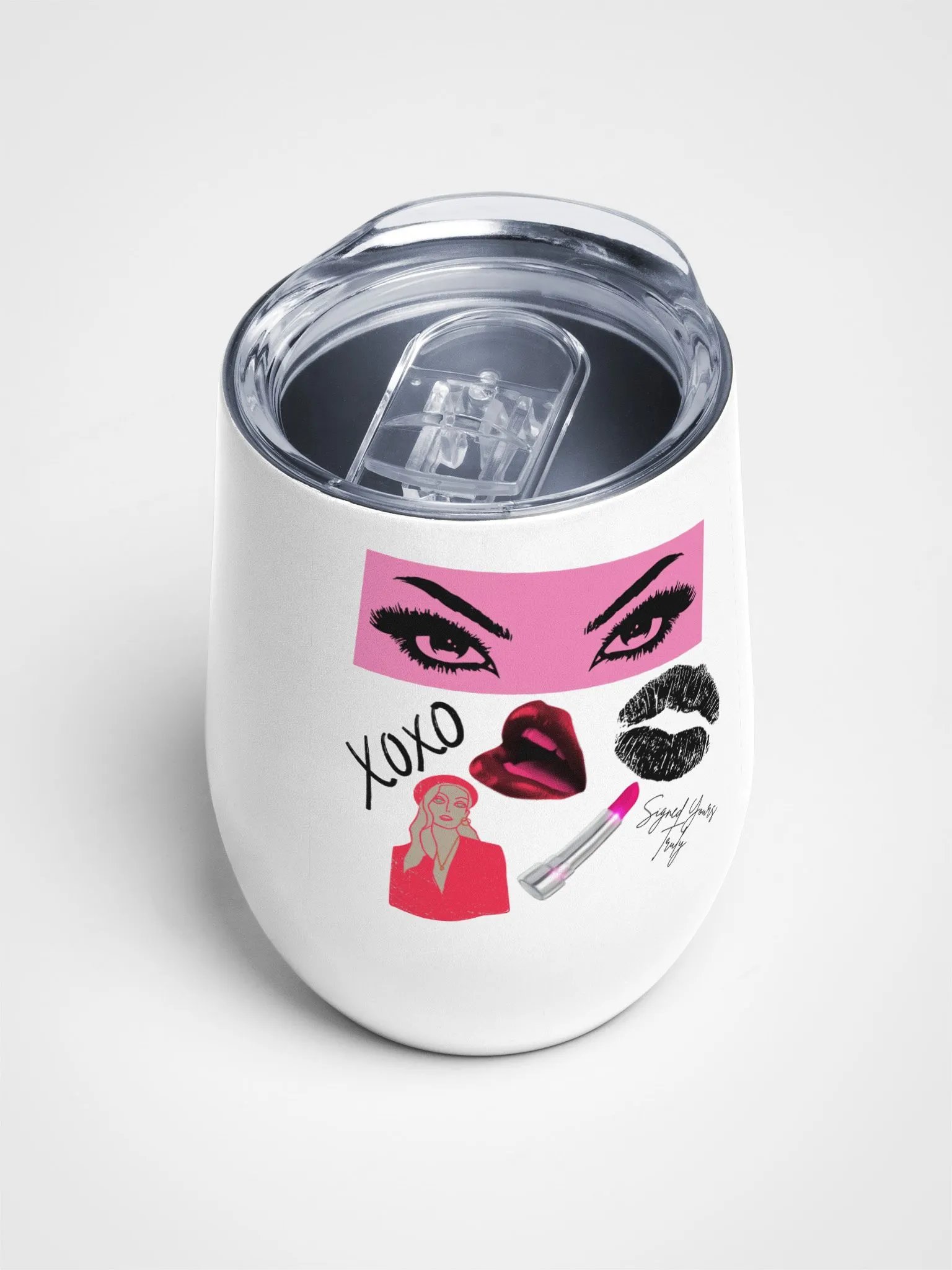 "XOXO" Collage Wine Tumbler product image (2)