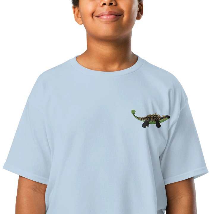 Youth Ankylosaurus Embroidered T-Shirt product image (26)
