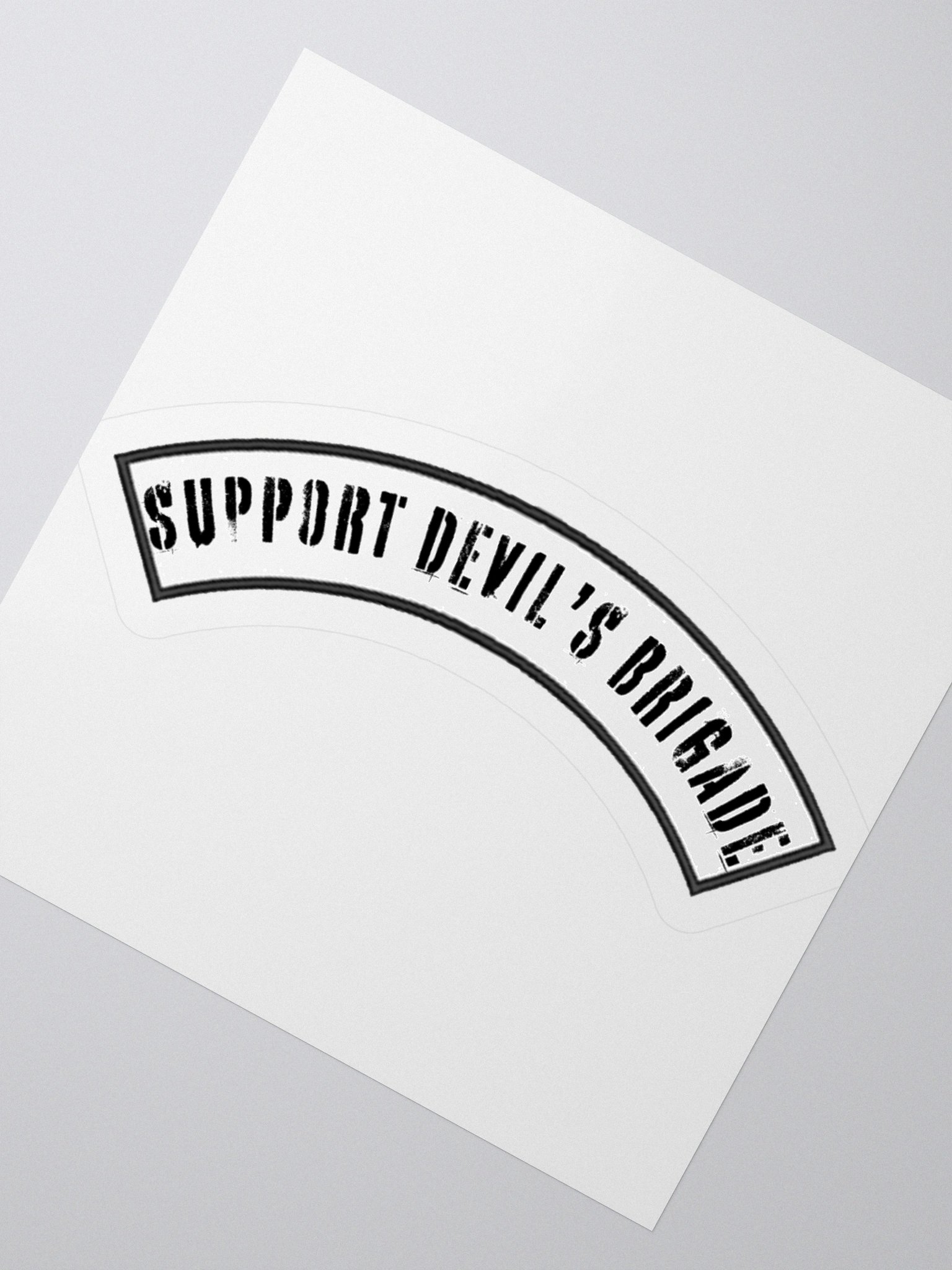 Devil's Brigade Support Rocker Sticker product image (4)