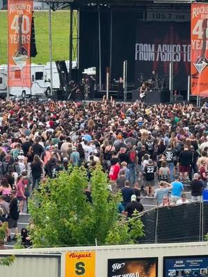 About to be a long ass day #pointfest #magnoliapark #fromashestonew #staind #concerts 
