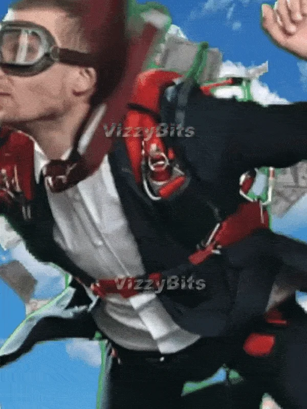 Floating man with flying dollar bills product image (1)