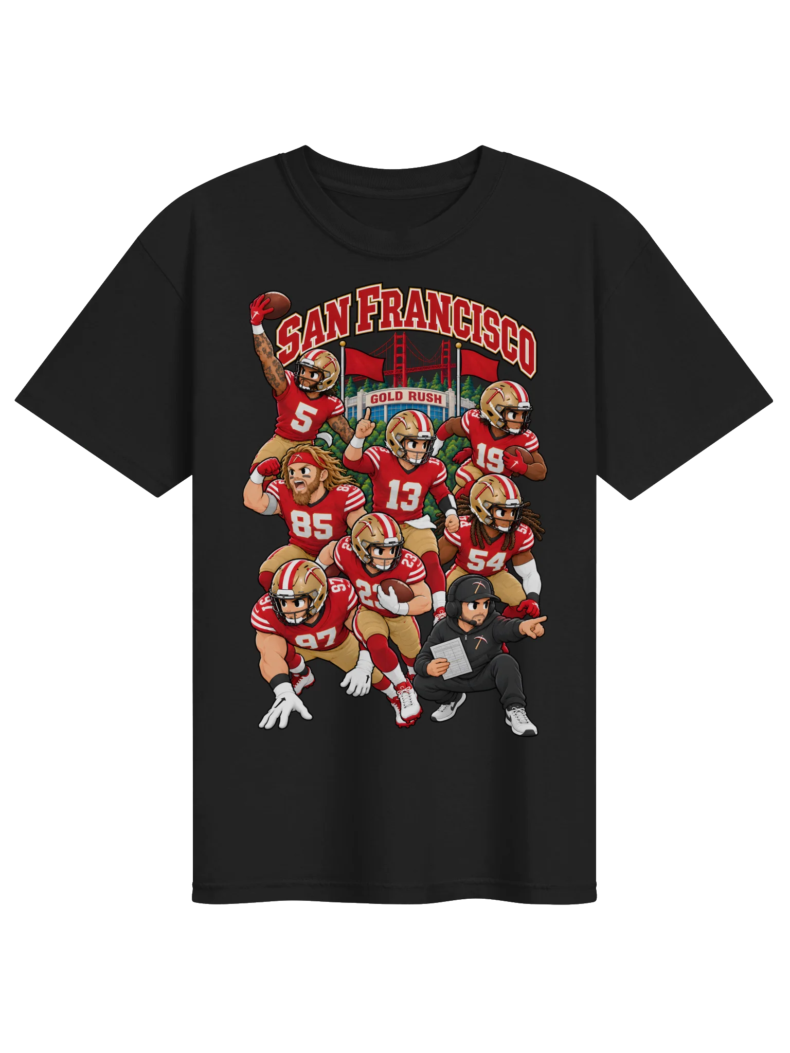 San Francisco 2026 Animated Player T-Shirt product image (4)