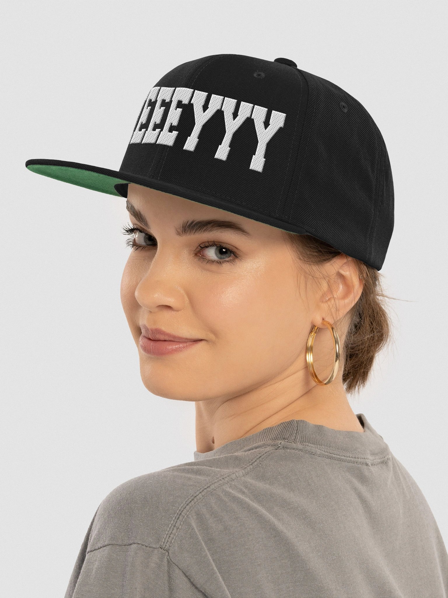 Gheeeyyy Wool Blend Snapback Cap product image (5)