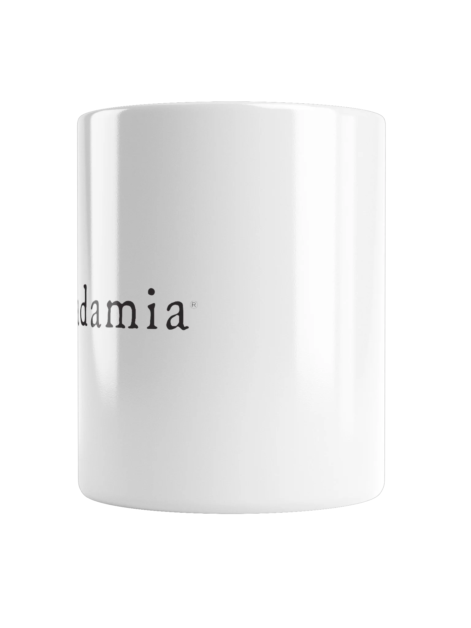 milkadamia white glossy mug product image (2)
