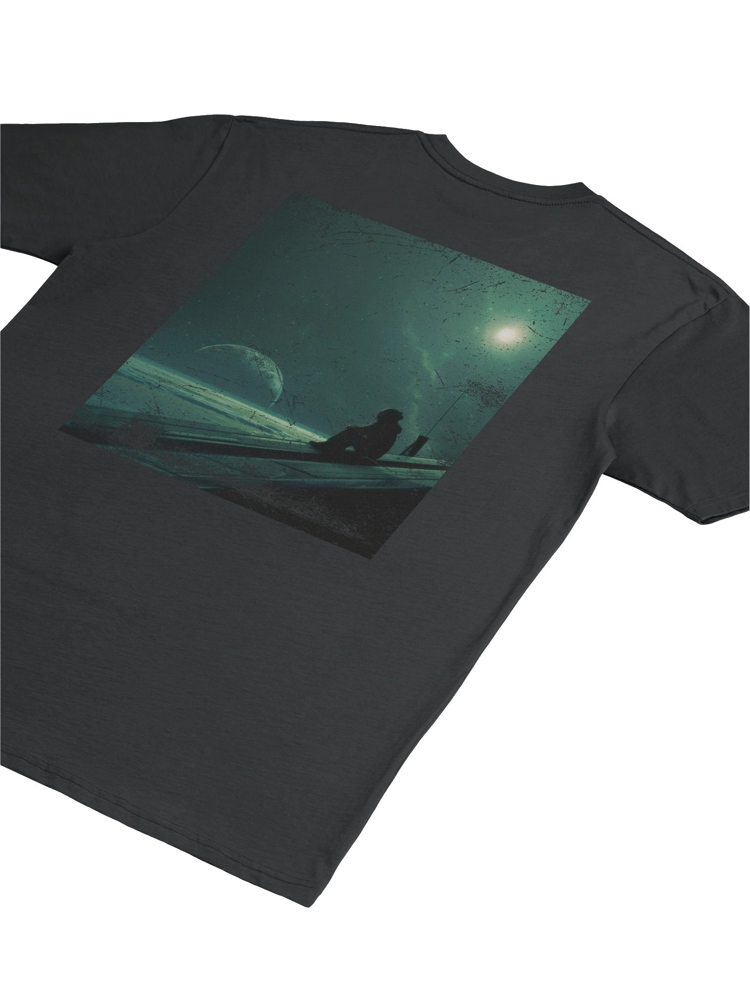 Alone Distressed Artwork - Premium Heavyweight Tee product image (4)