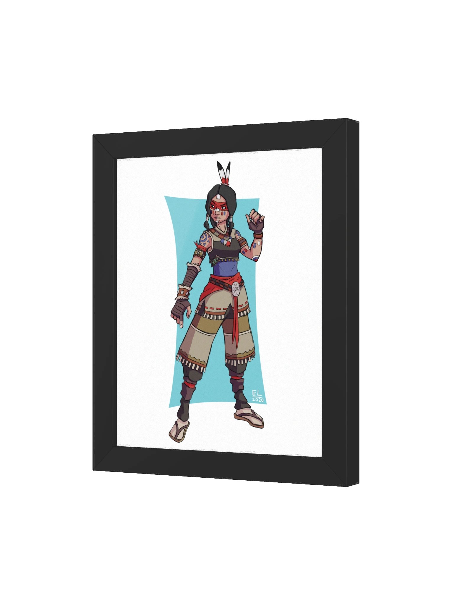 Spirit Brawler - Framed Matte Poster product image (17)