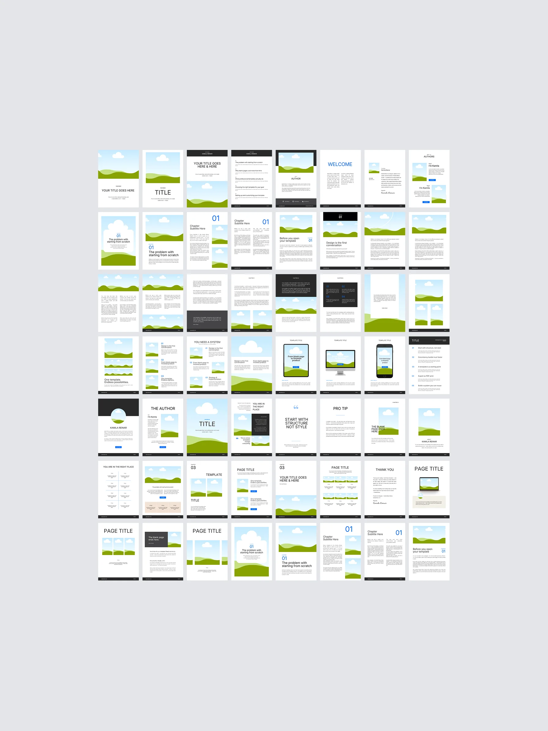 Ebook Templates Bundle | 50+ Editable Canva Pages for Workbooks, Guides & Lead Magnets product image (2)