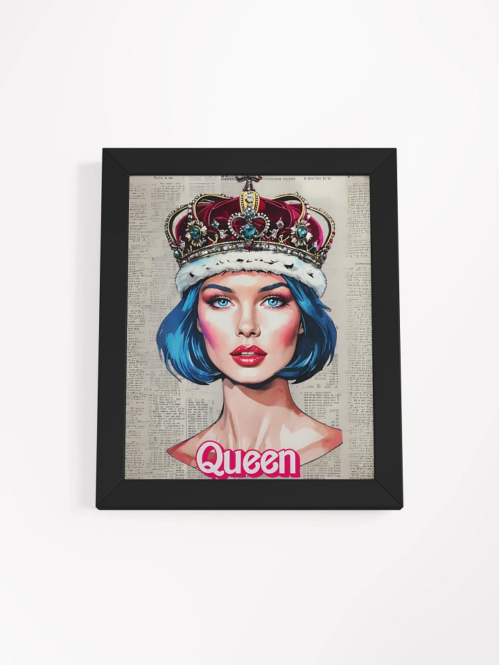 Regal Blue Crown Queen Poster product image (2)