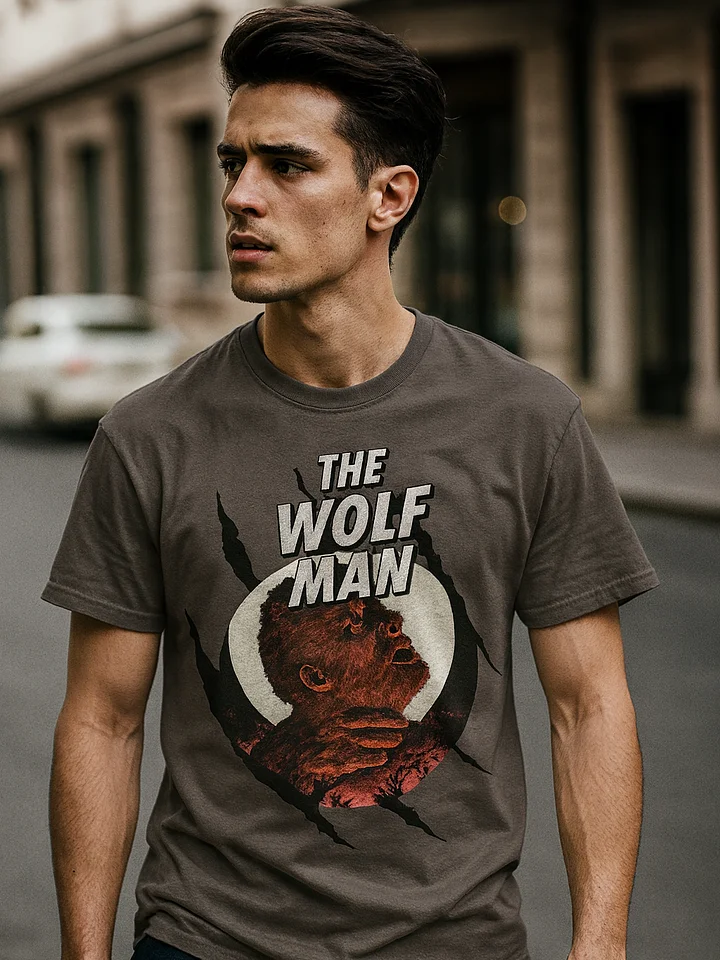 Vintage Wolf Man Graphic Tee product image (4)