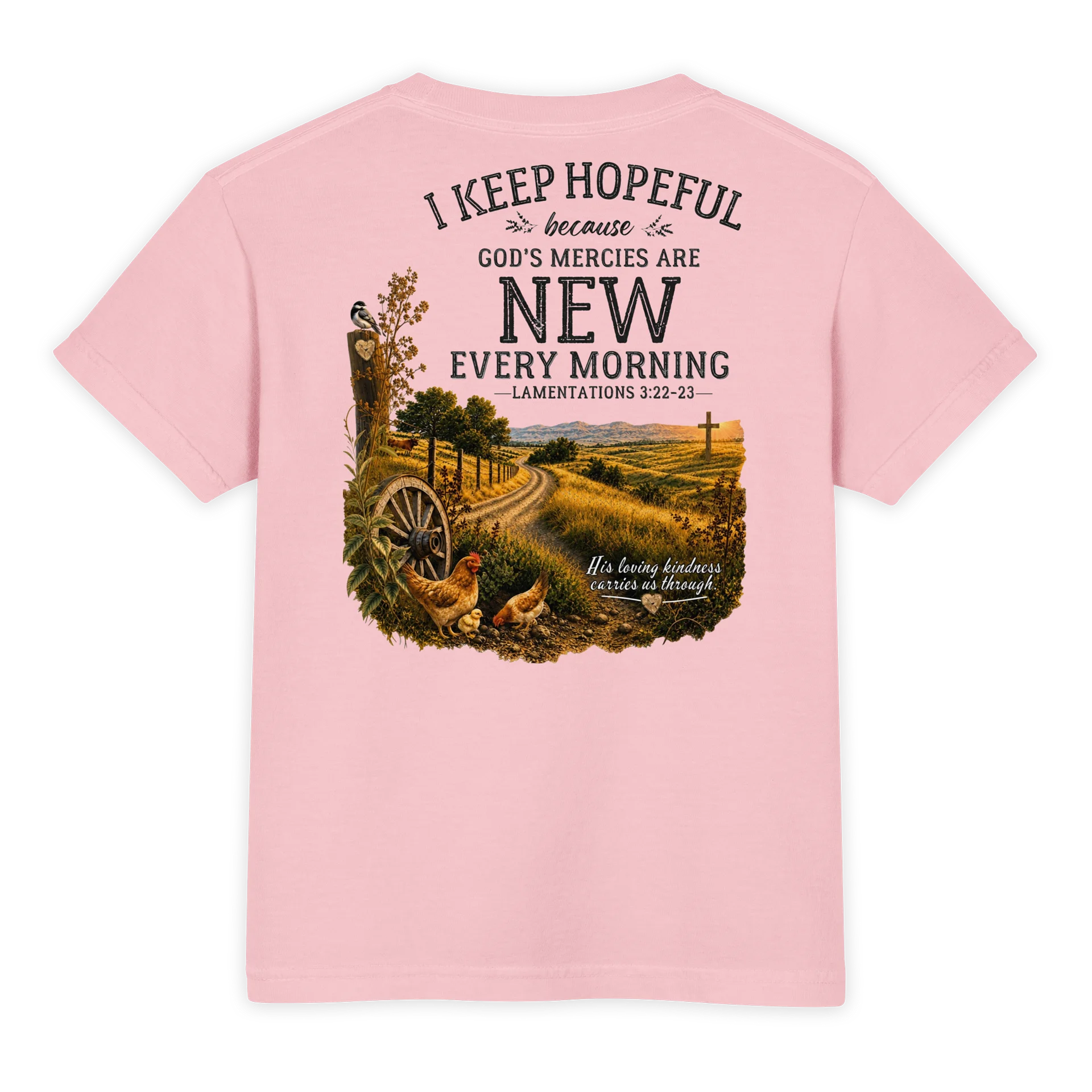 New Mercies Countryside Girls' Comfort Colors Youth Tee product image (2)