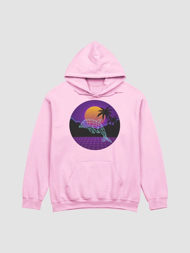Circular Vaporwave Gildan Hoodie product image (1)