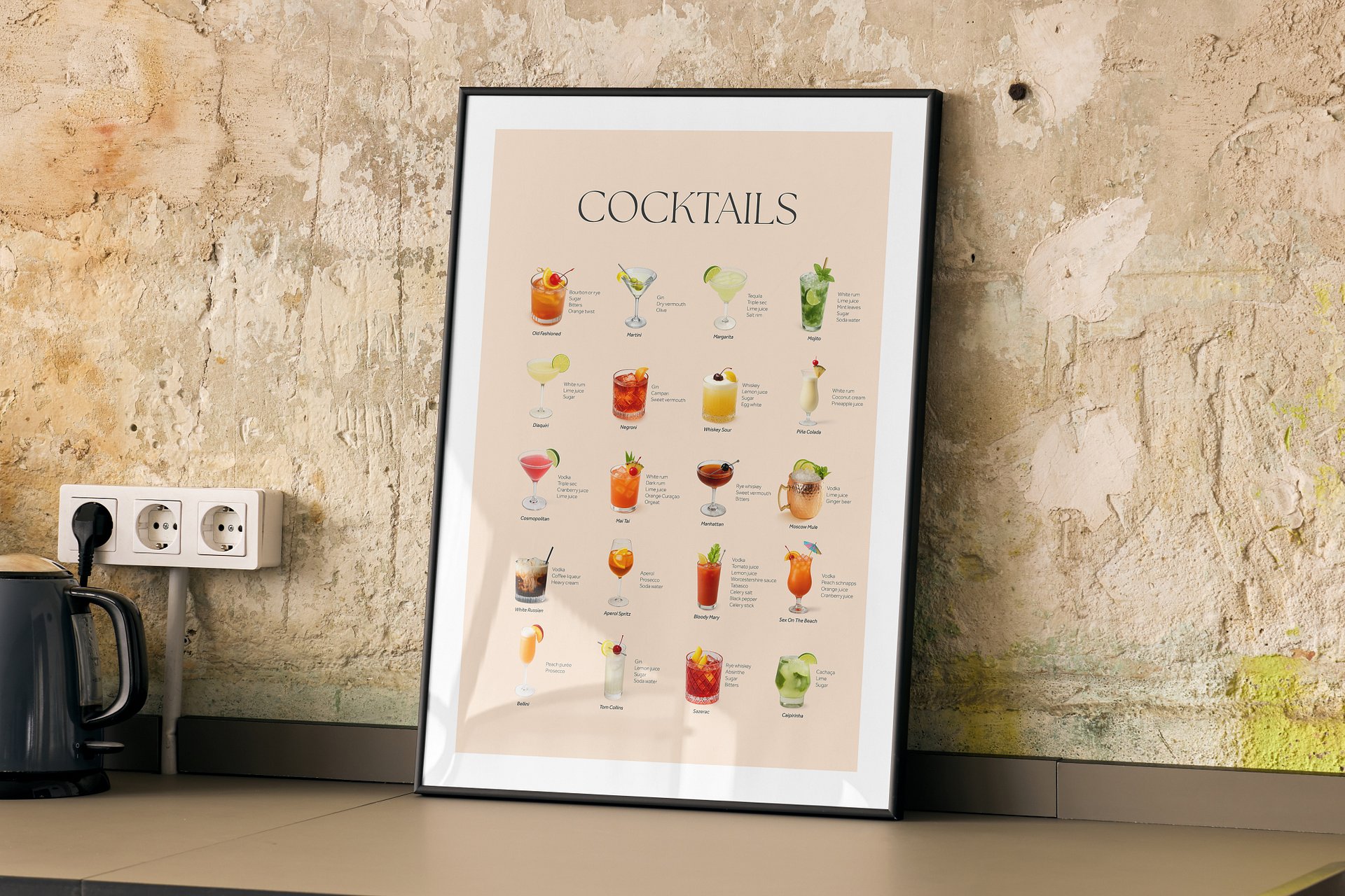 Classic Cocktails Poster product image (6)