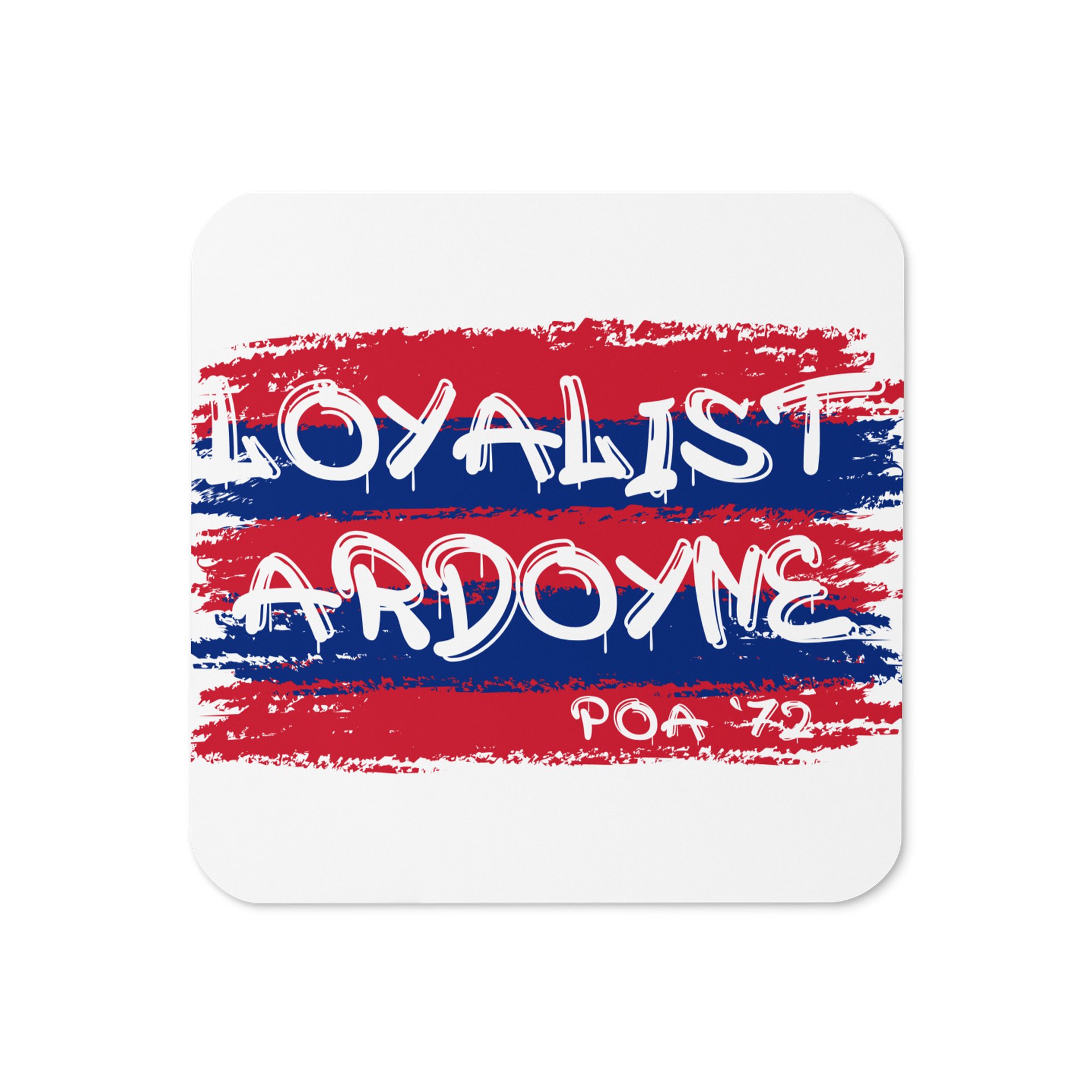 Loyalist Ardoyne Glossed Cork Coaster product image (1)