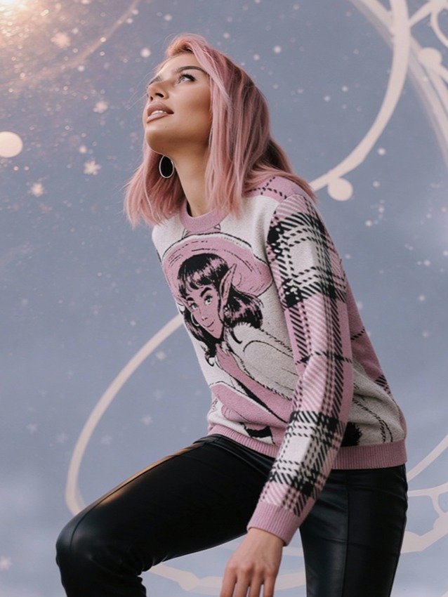 Knitted Crewneck Sweater – Classic Fit | Elf- Holiday Edition 25 product image (1)