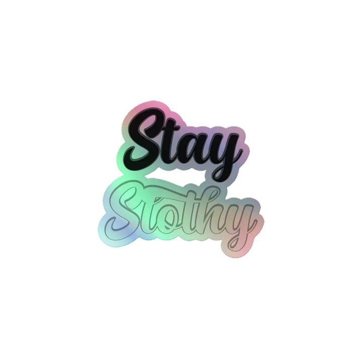 Slothy Holographic Sticker Set product image (1)