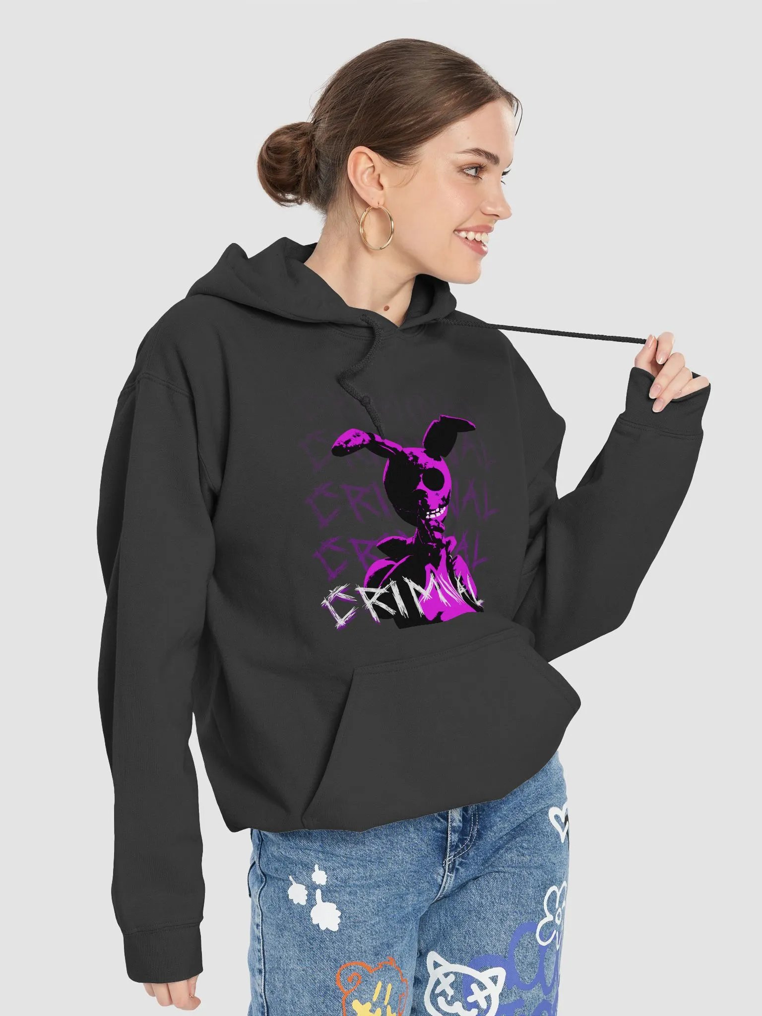 CRIMINAL + Springy Hoodie (DTG) product image (5)