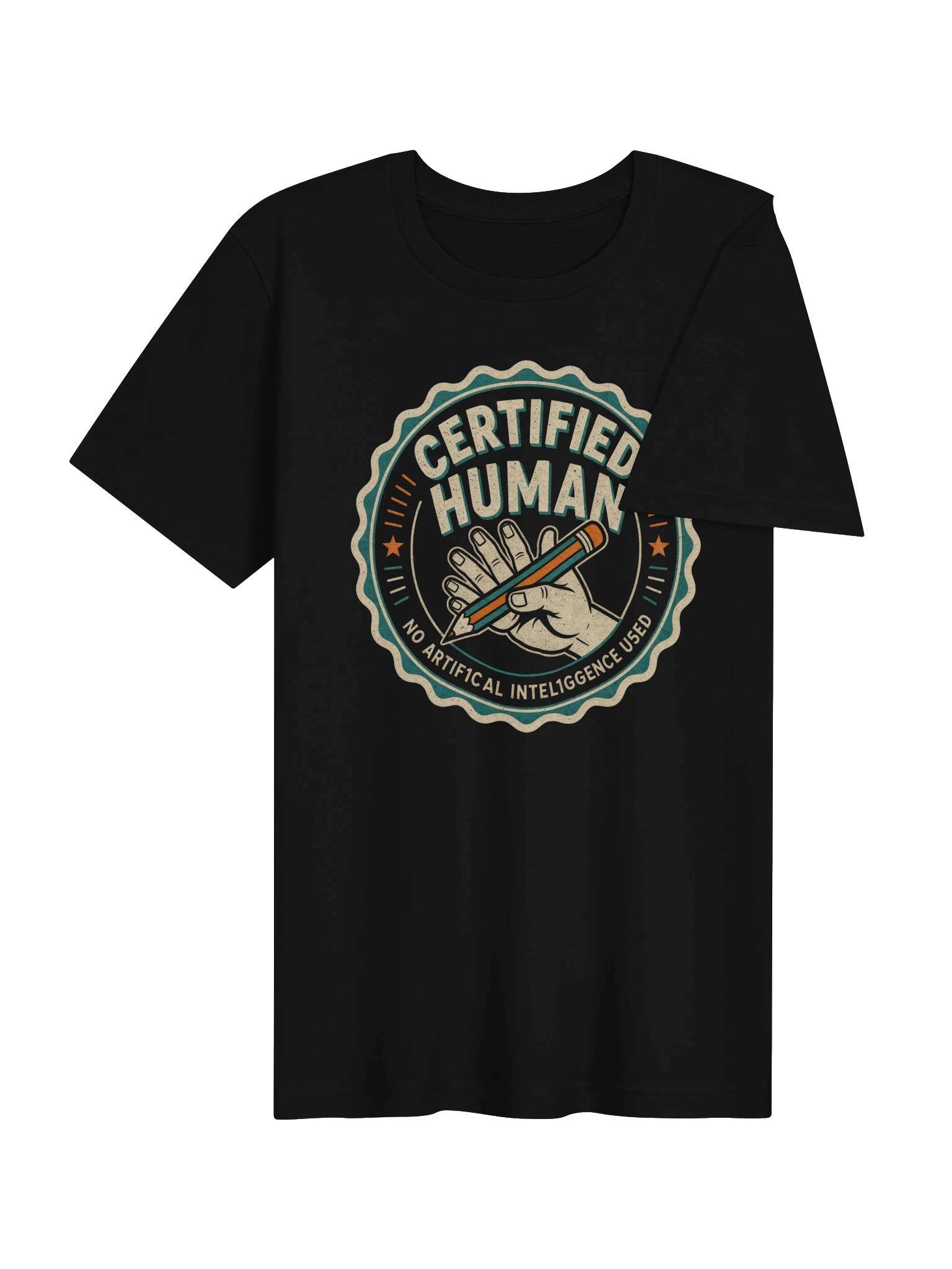 Certified Human Tee product image (5)