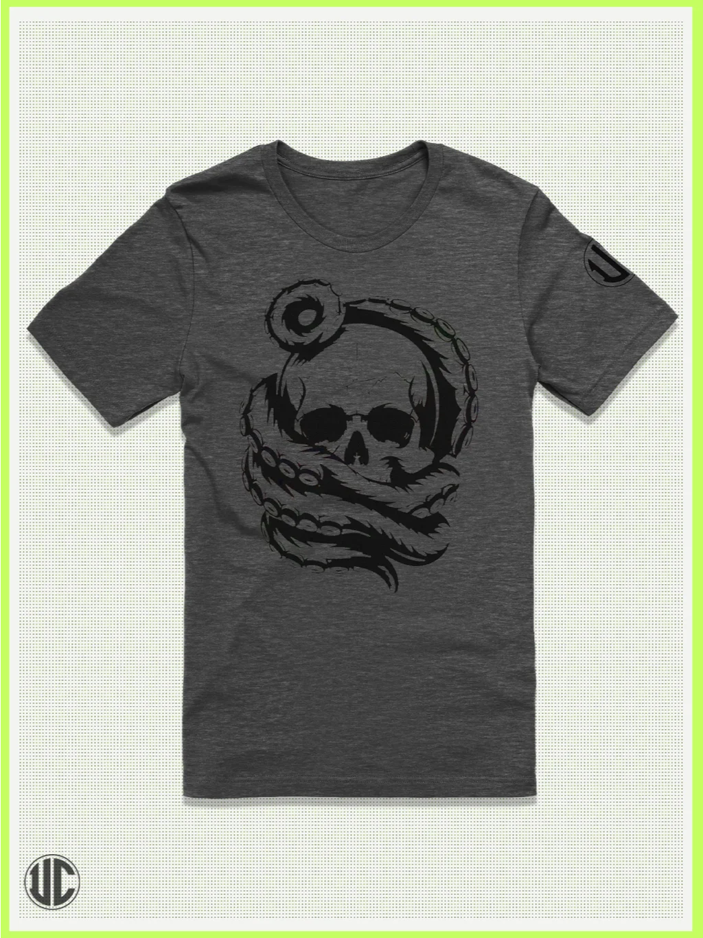 Deep Hold – Ocean Skull Tentacle Graphic T-Shirt product image (1)