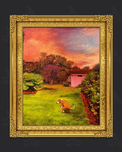 Title: 'A Not So Private Sunset' – Oil on canvas

🔹 My second oil painting study is finished… and I still have plenty to lear...