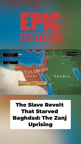 One of history's most brutal slave revolts — and most people have never heard of it. In 9th-century Iraq, hundreds of thousan...