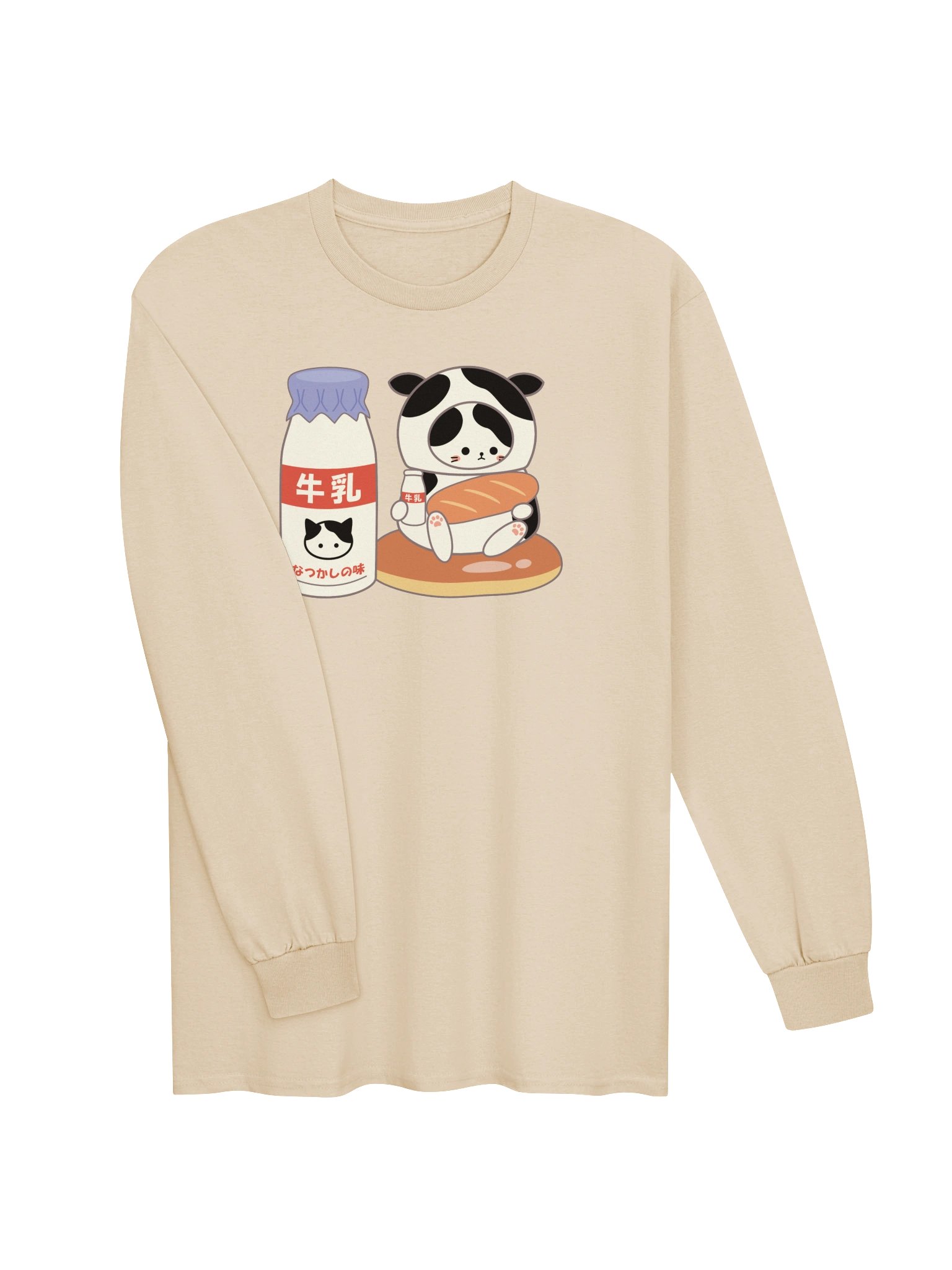 Milk Cat - Unisex Adult Long Sleeve T-shirt product image (2)