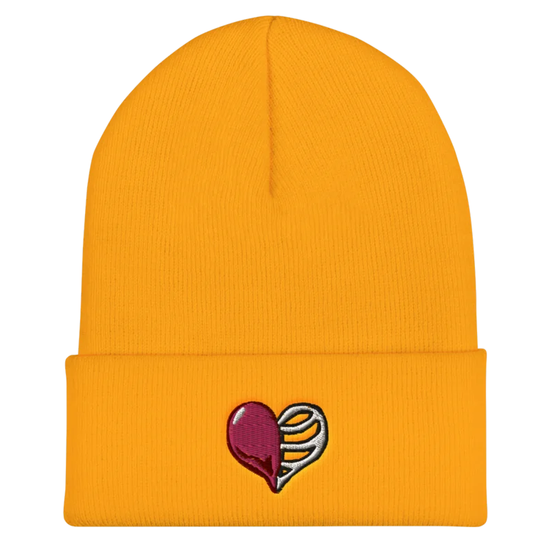 Heart Embroidered Beanie product image (1)