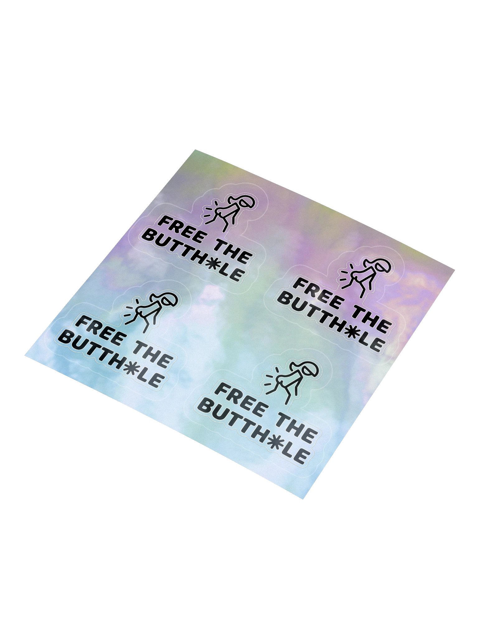 Free the Butthole — Holographic Four-Up Sheet product image (3)