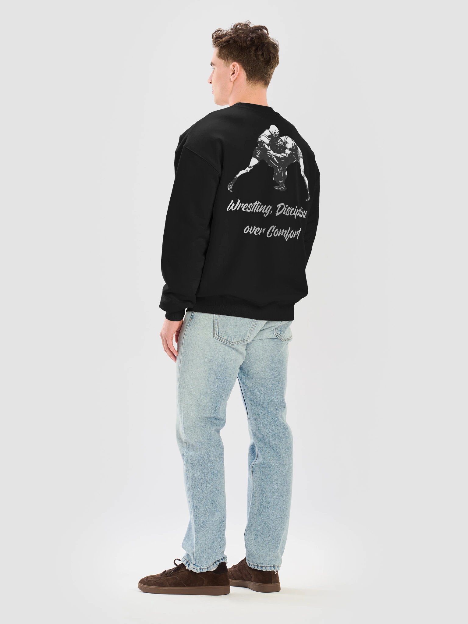 Discipline Over Comfort Wrestling Crewneck product image (12)