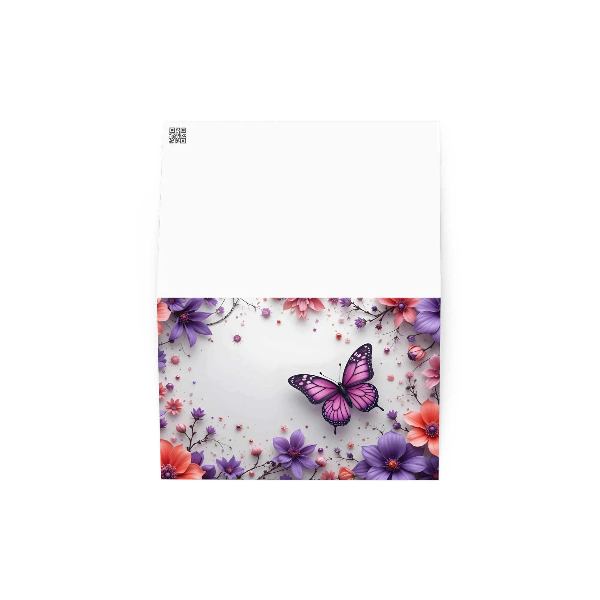 Whimsical Butterfly Garden Greeting Card product image (4)