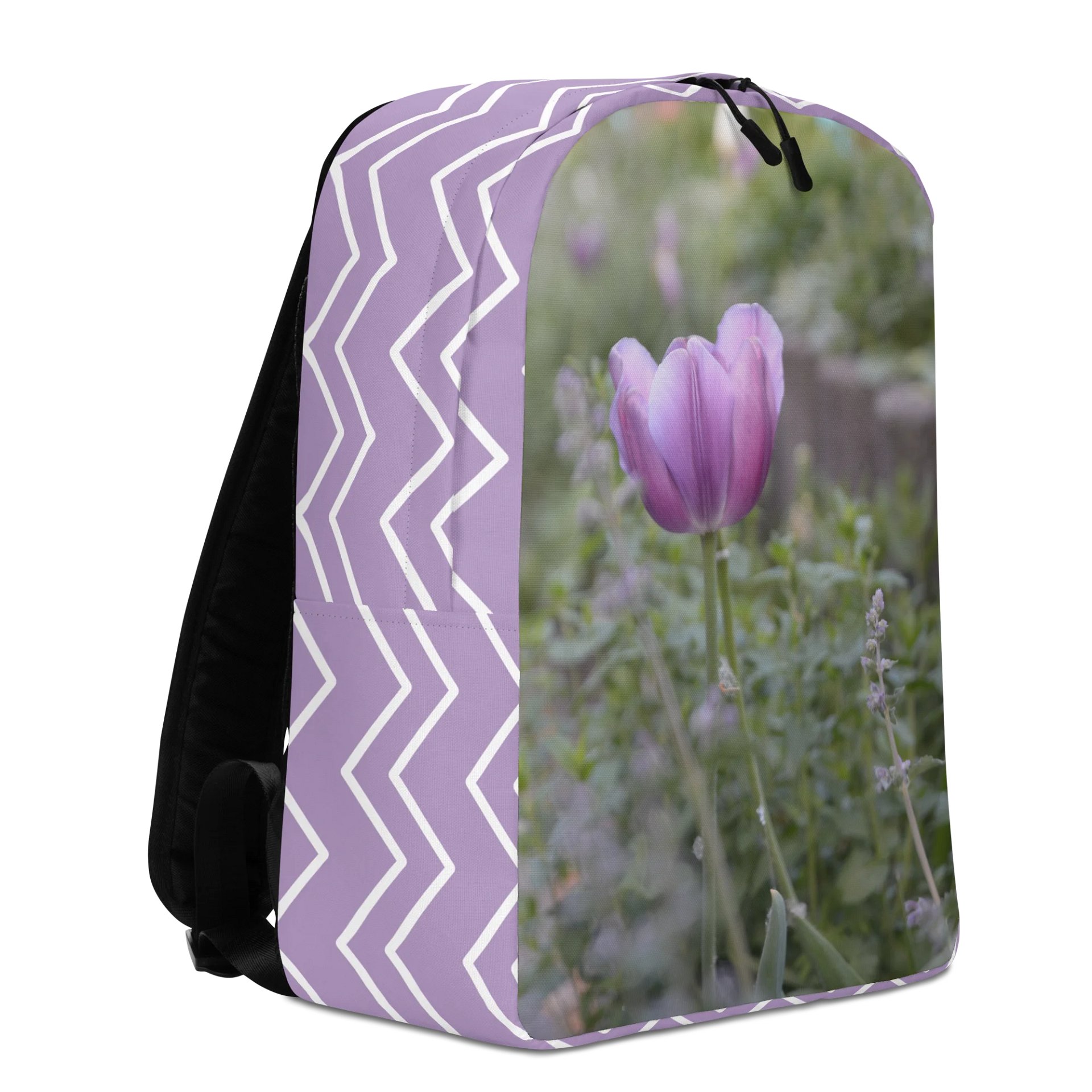 Design-backpack - Purple tulip (Pattern Design) product image (5)