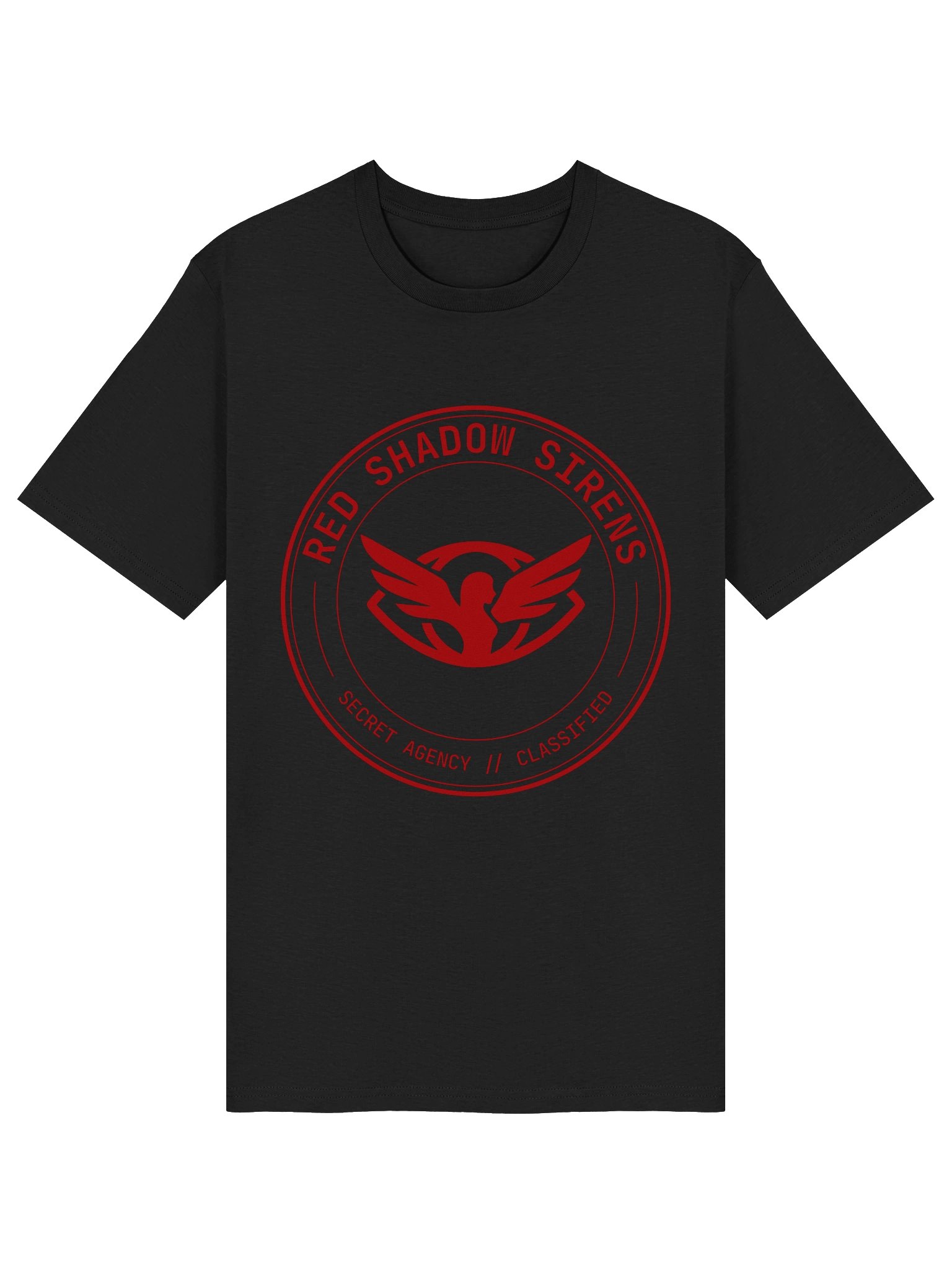 Organic cotton t-shirt (agency roundel logo, red) product image (3)