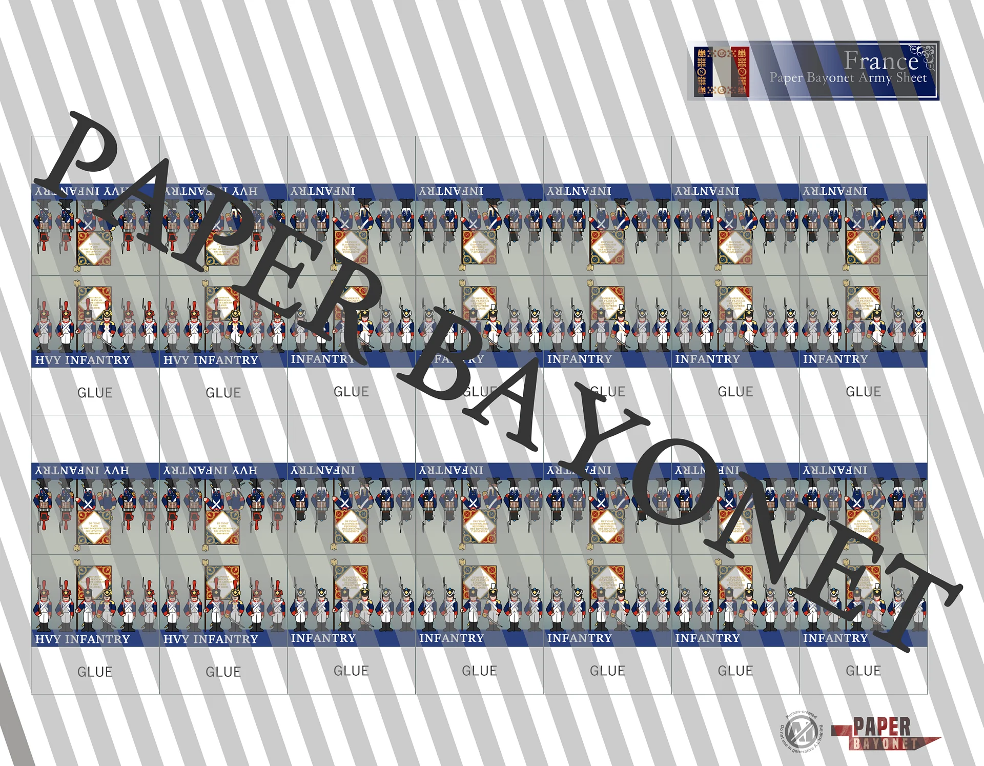 France Army Sheet product image (2)