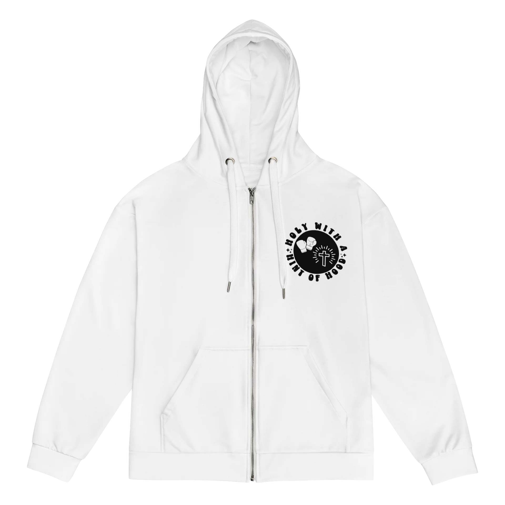 Holy with a hint of Hood Zip Hoodie product image (1)