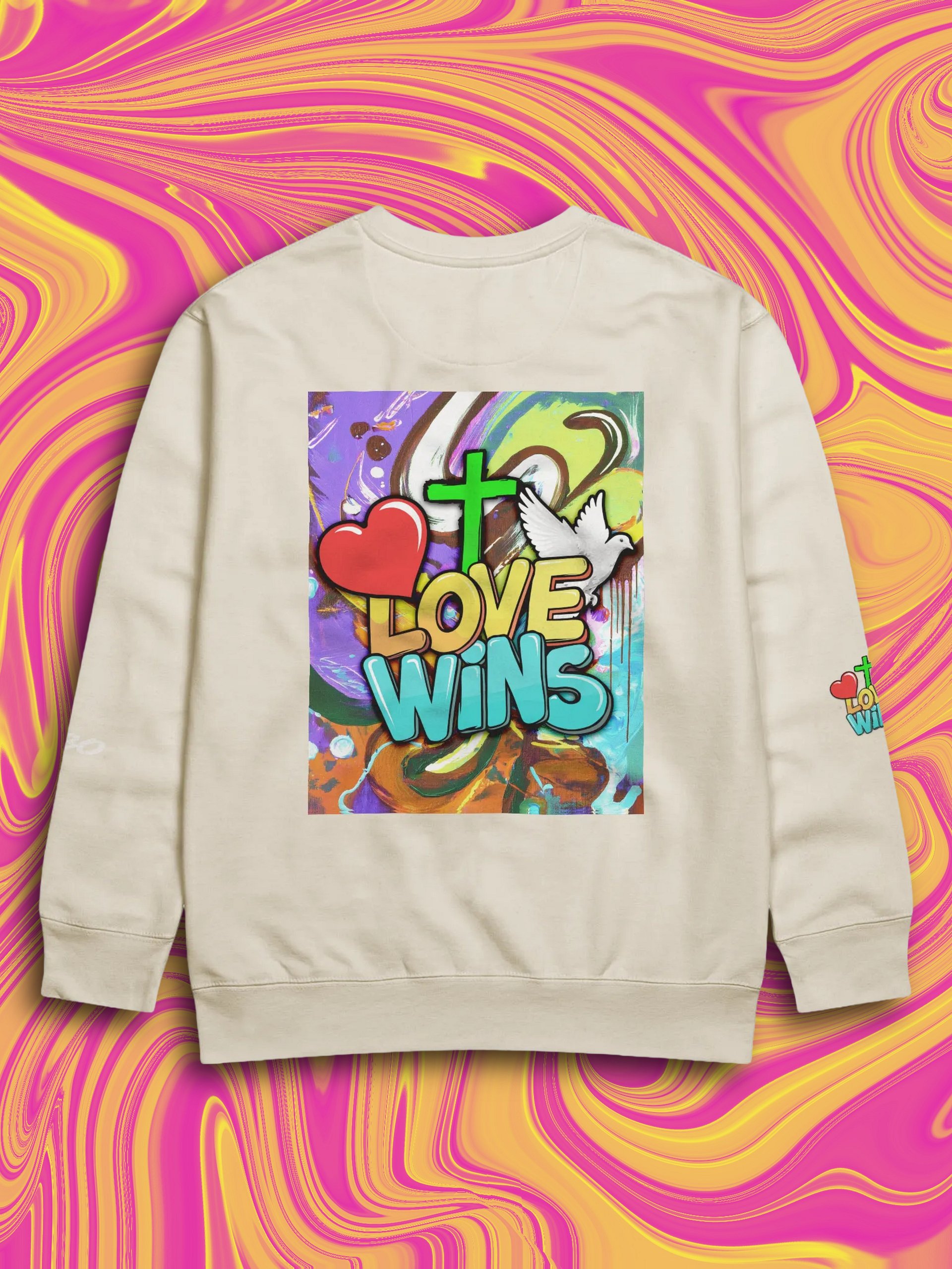 Love Wins Collection - Cotton Heritage Premium Sweatshirt product image (2)