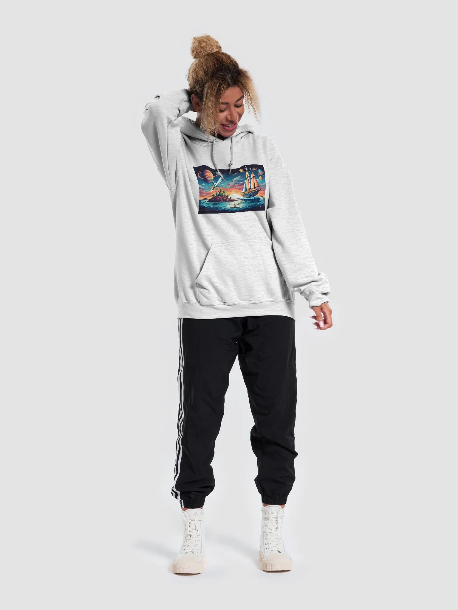 Summer Wind Charters: Space Sail Hoodie product image (45)
