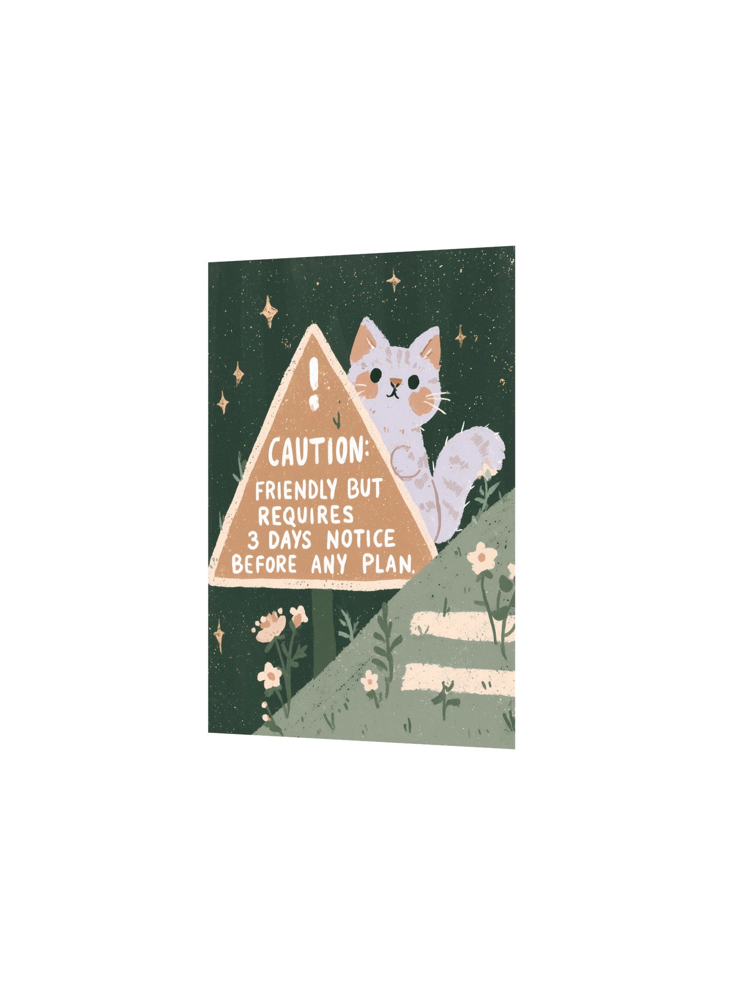 Friendly But Requires 3 Days Notice Cat Poster product image (14)