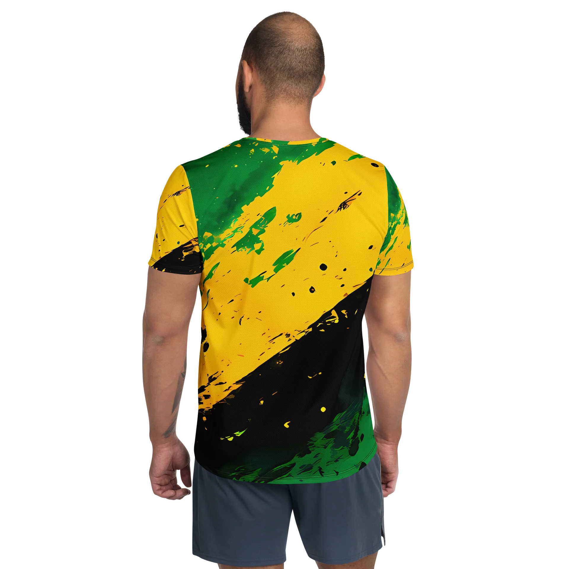 Vintage Jamaica Sport Print - CaribbeanApples | Athletic T-Shirt product image (2)