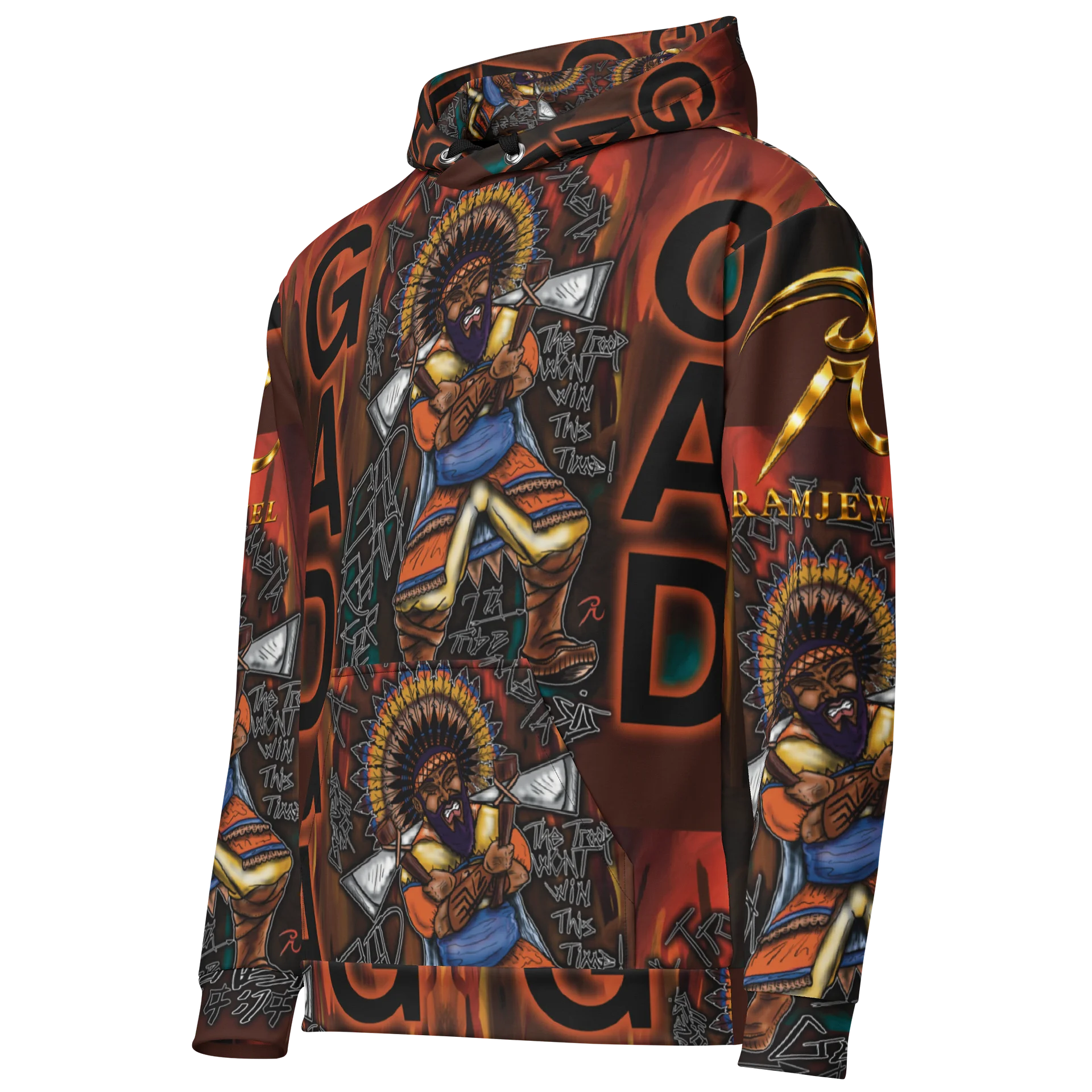 Gad Flame All-Over Hoodie product image (2)