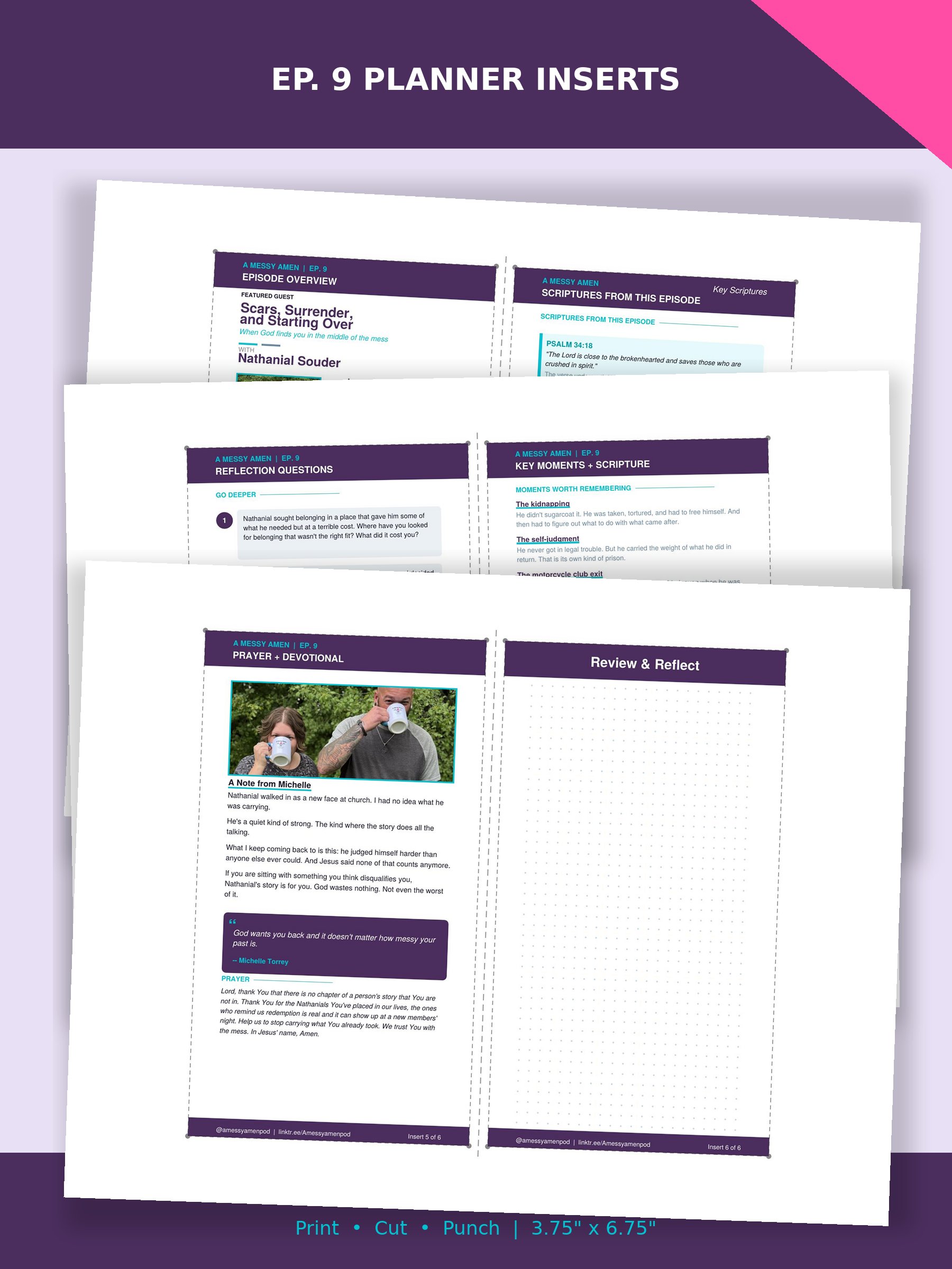 Ep. 9 Bundle: Companion Guide + Planner Inserts product image (2)