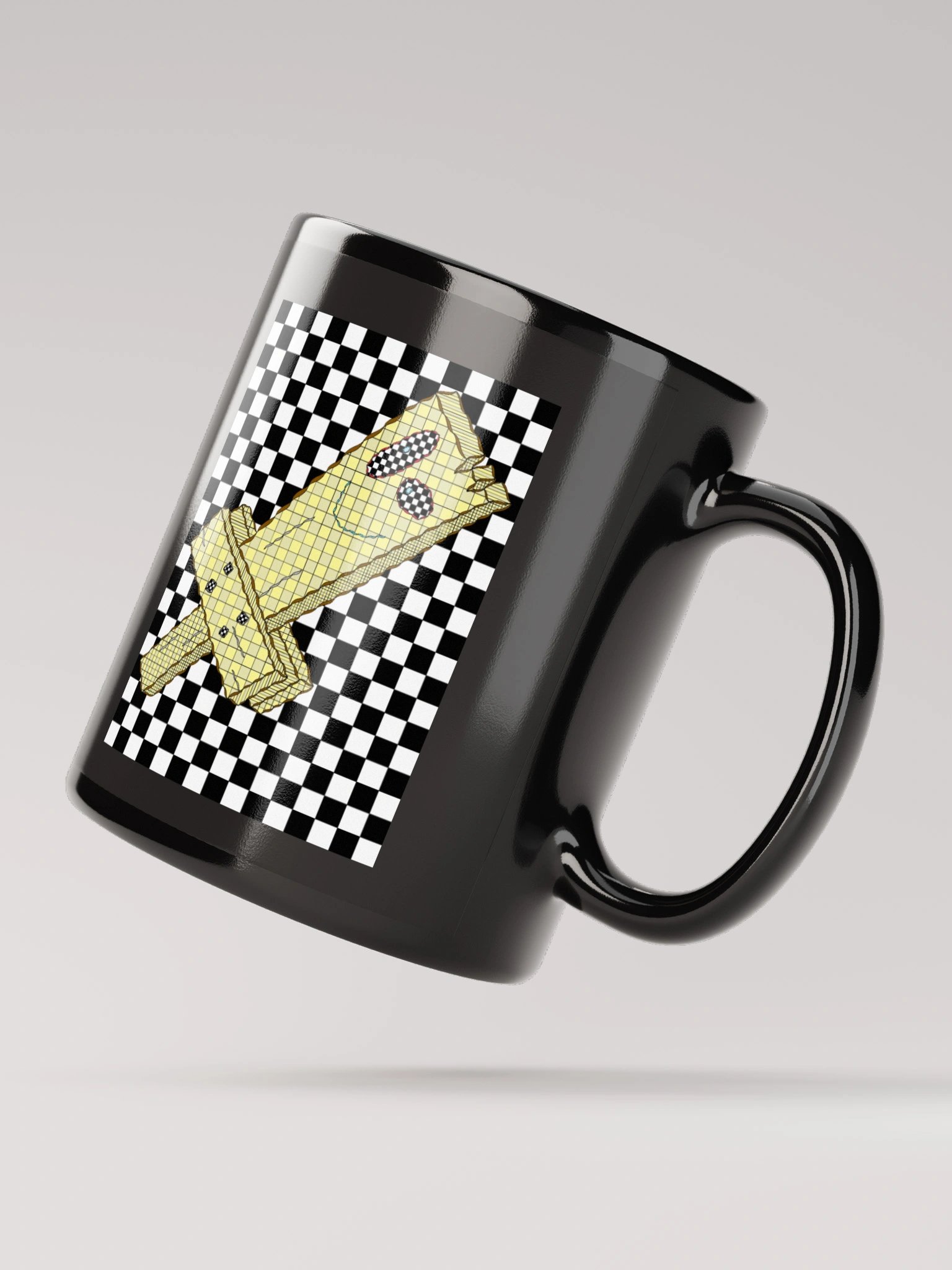 Black Glossy Mug (Plank) product image (4)
