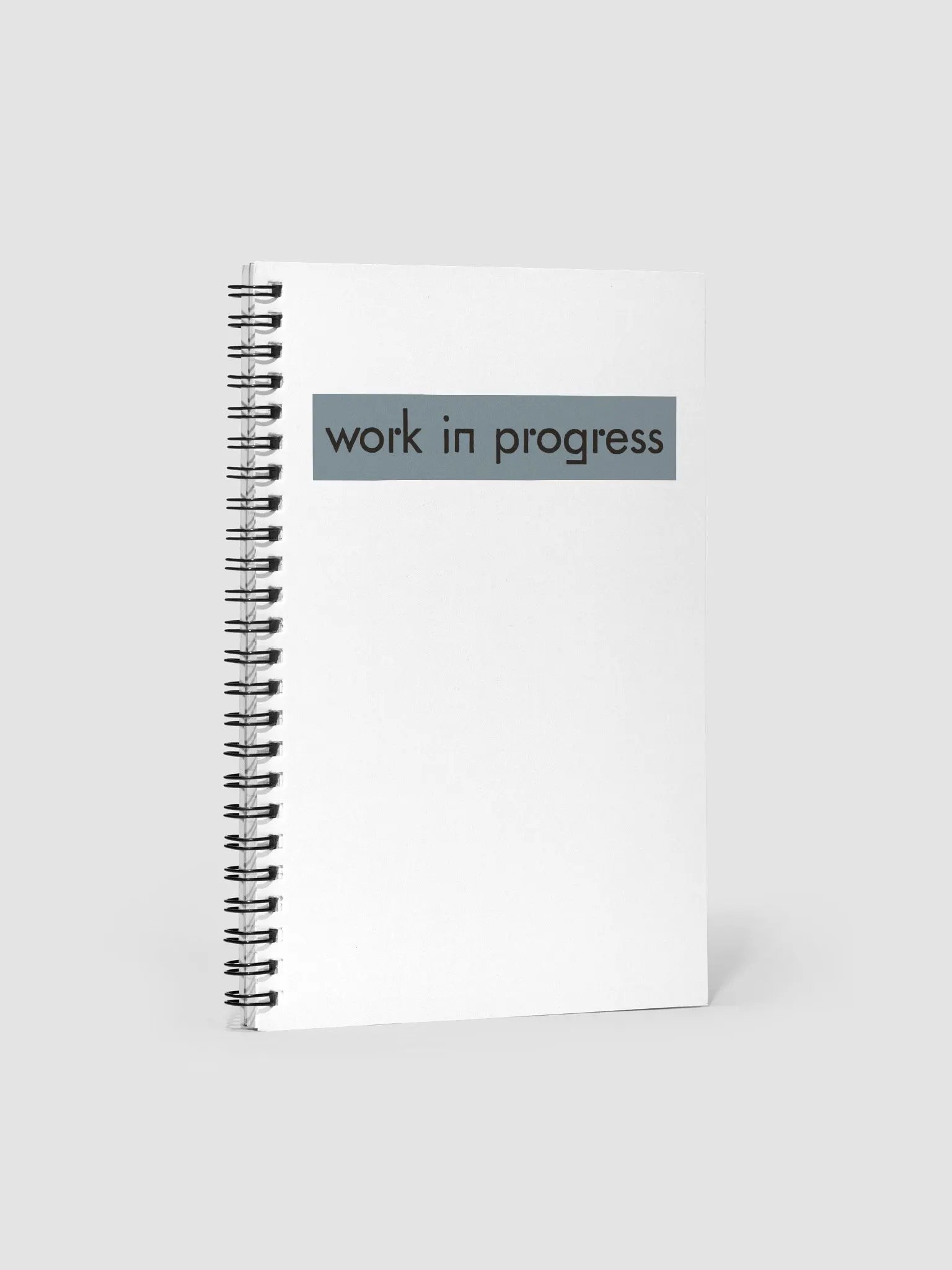 Work In Progress Spiral Notebook product image (1)