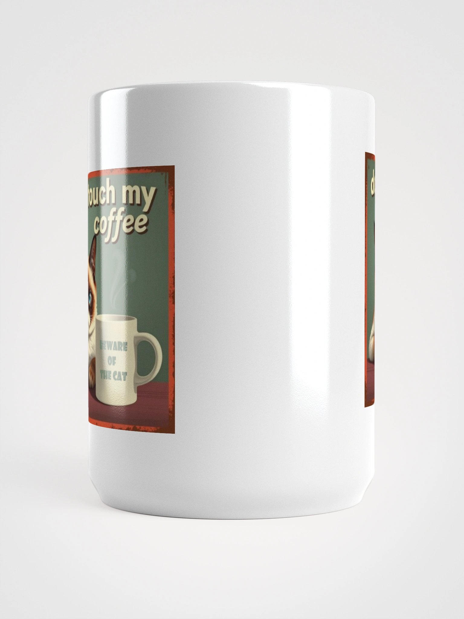 Coffee Cat Warning Mug product image (5)