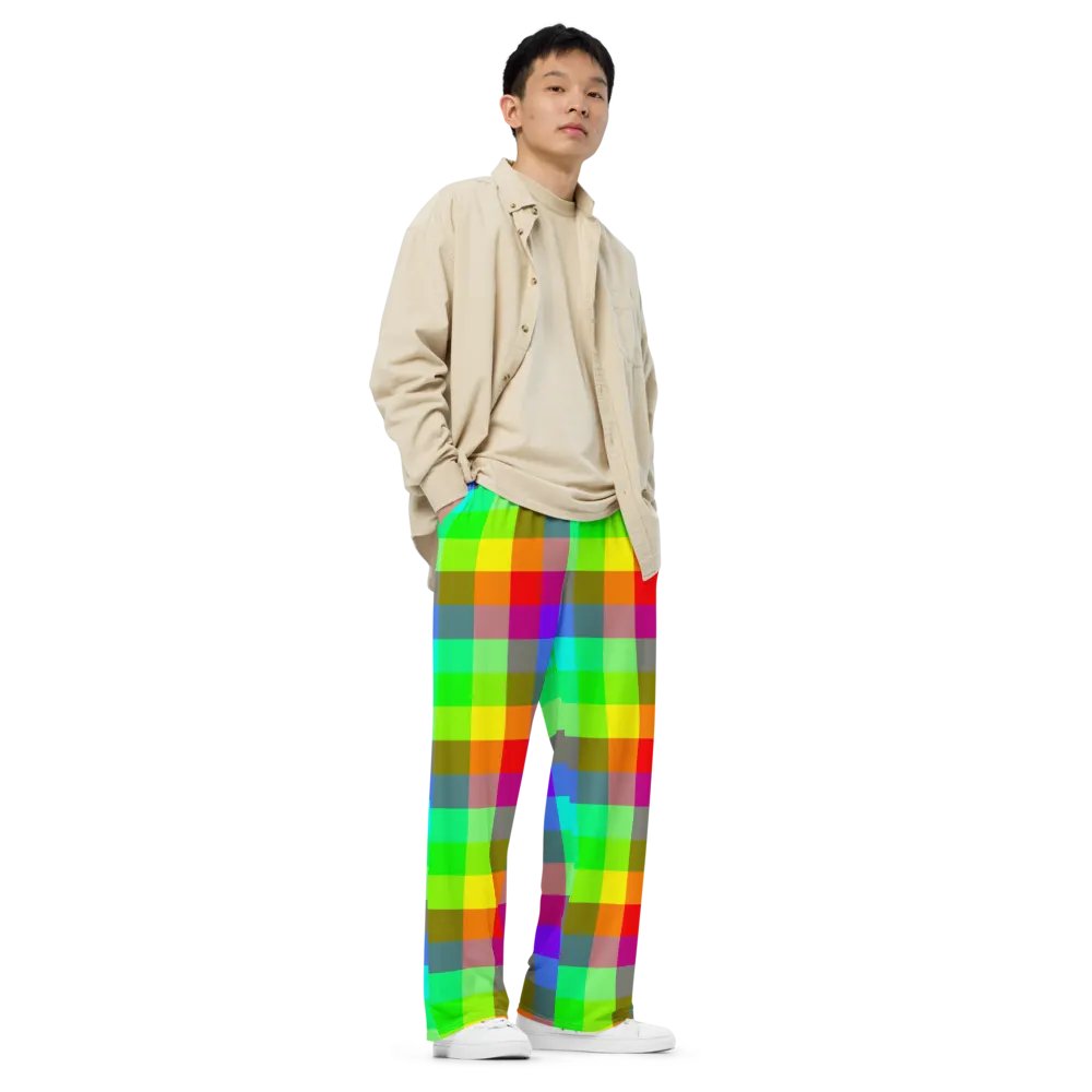 Rainbow Checker Pants product image (8)