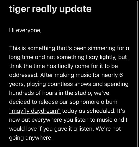 Mayfly Daydream is now officially yours <3

thank you to everyone who helped bring this dream to life

sorry for the devious ...
