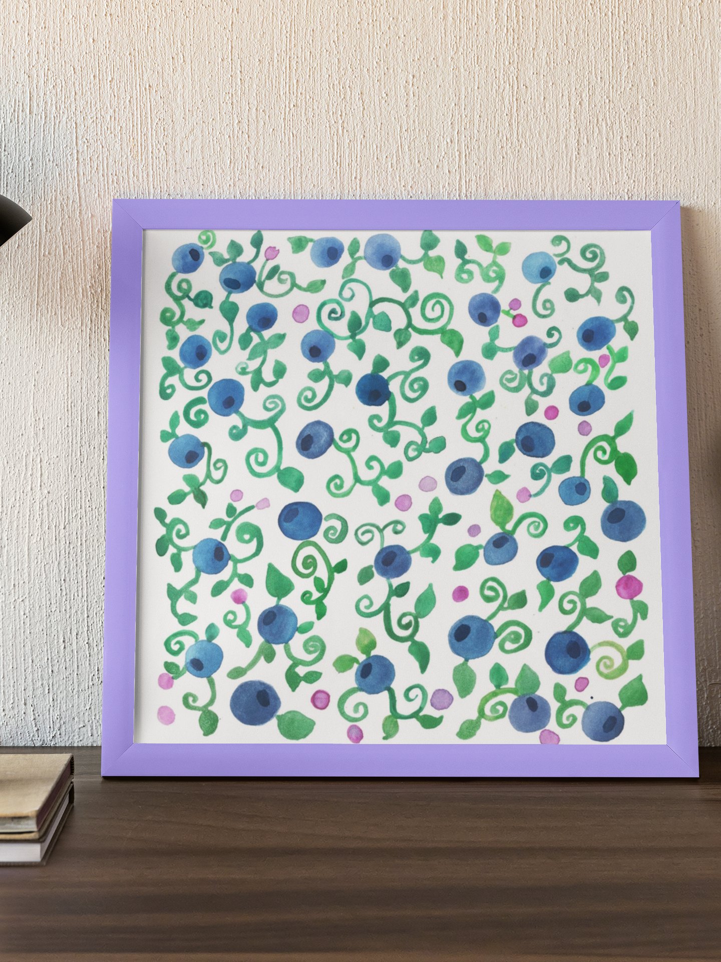 Blueberries Art Print product image (7)