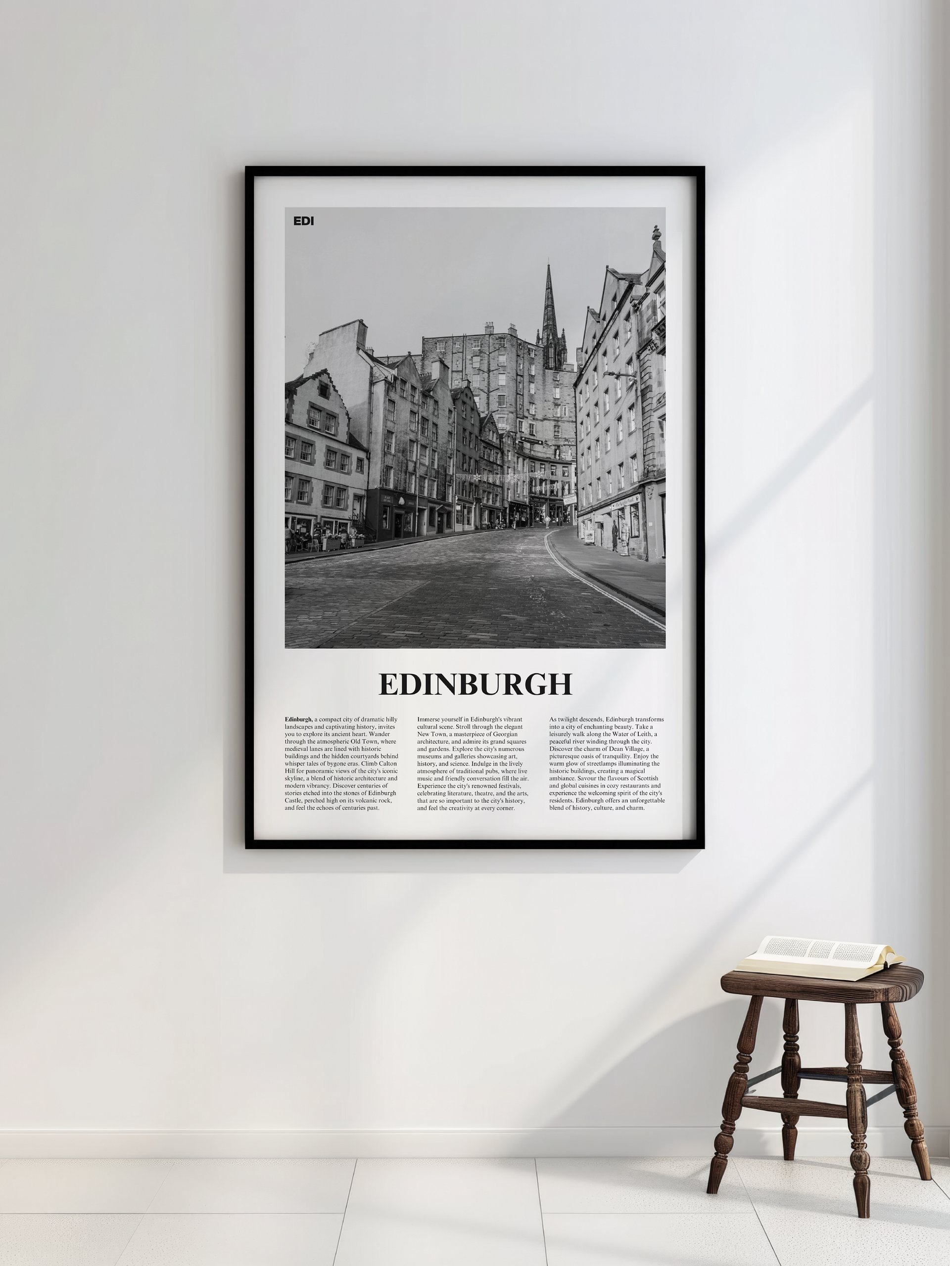 Edinburgh 03 Newspaper Poster product image (2)