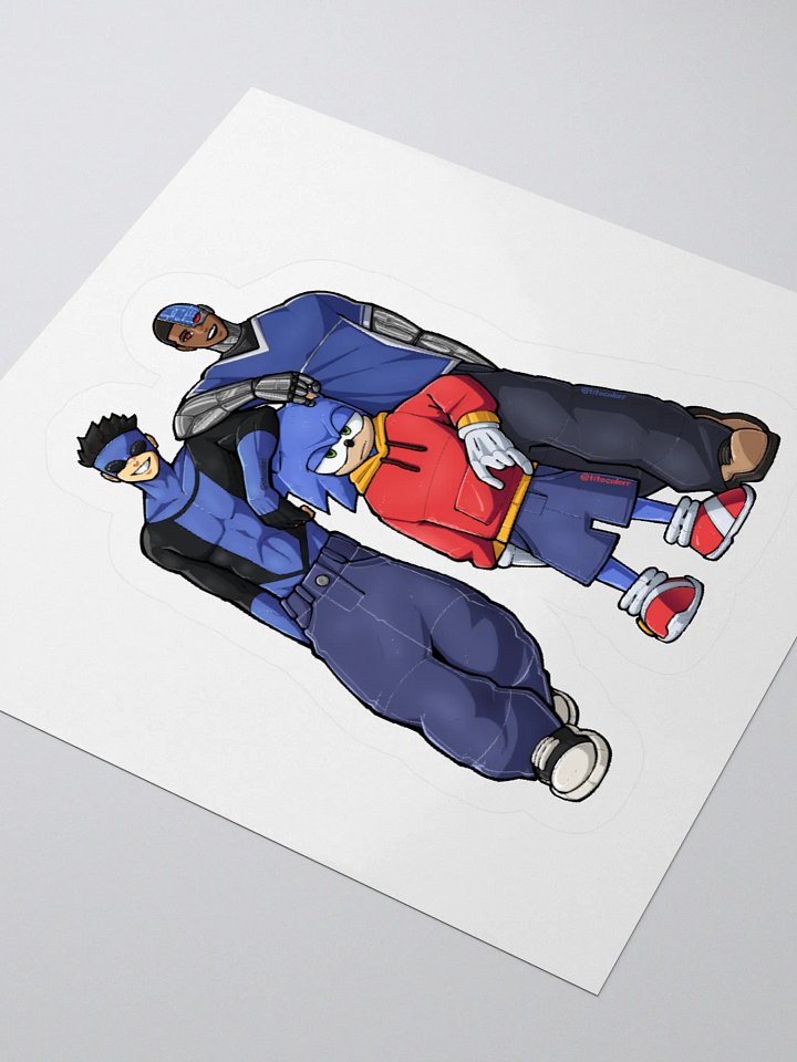 "TEAM BLUE" Sticker product image (1)