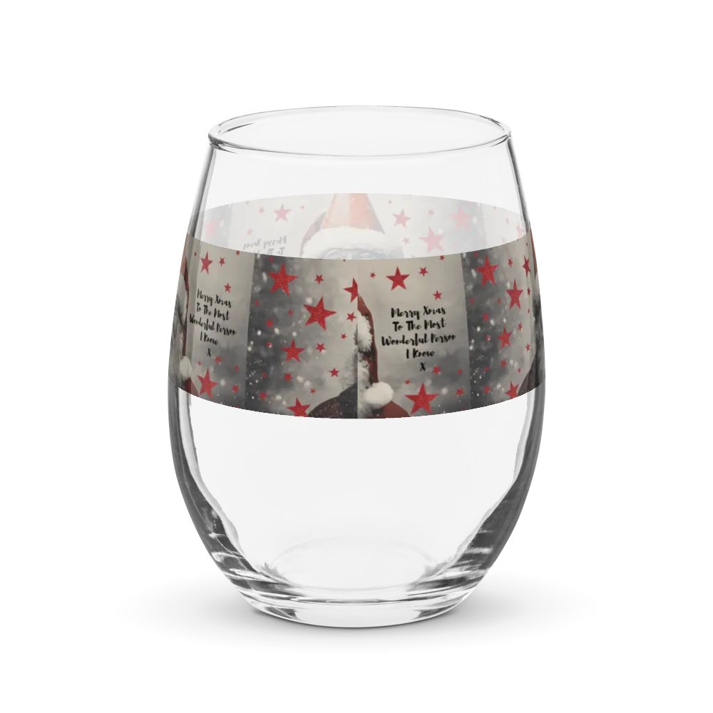 Wine Glass Glasgow Santa product image (2)