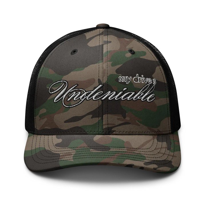 Undeniable Drive Camouflage Trucker Hat product image (1)