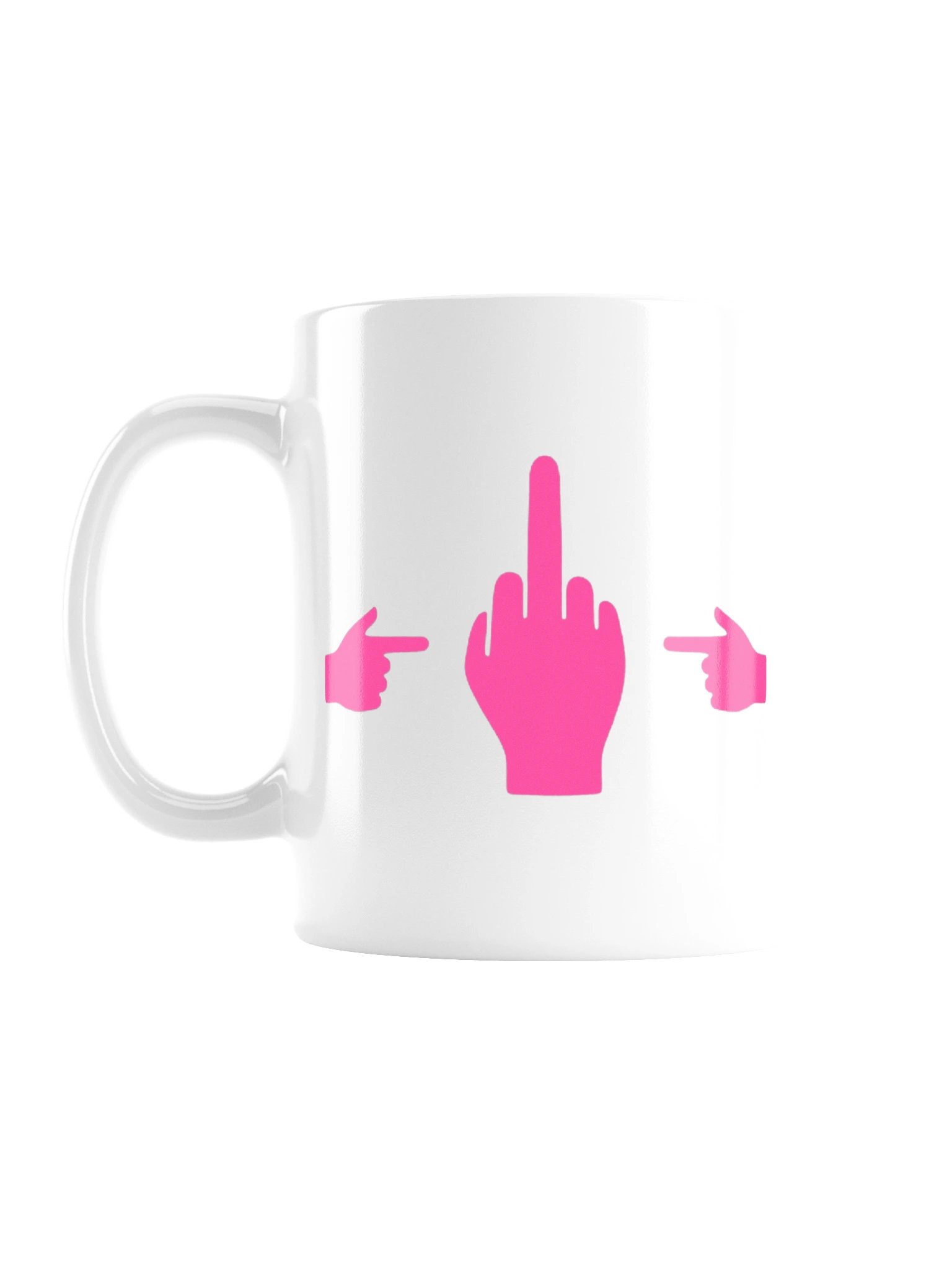No ShopCo Middle Finger Mug - Pink Artwork product image (1)